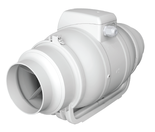 Ventzone TYPHOON 150/160mm - 2 Speed Mixed Flow Fan 