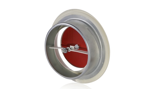 Fire Rated Extract Air Valve 100mm Diameter - RAL9016 White