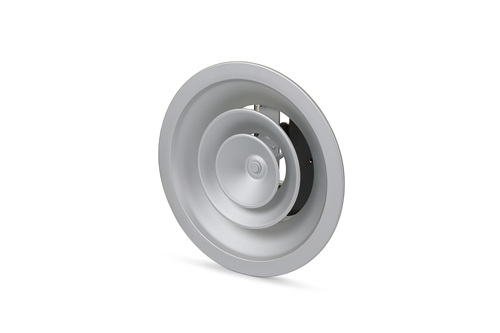 Circular Aluminium Ceiling Diffuser - 250mm Diameter - Anodized Finish